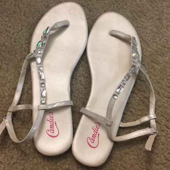 candies rhinestone sandals